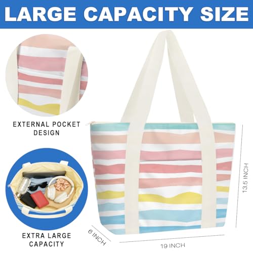 Beach Bags Wet Bag for Swimsuit (Waves)