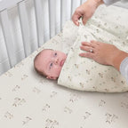 100% Organic Cotton Gender Neutral Animal Nursery Bedding (Bunny)