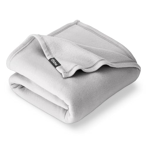 Polar Fleece Blanket (Full/Queen / 06 - Light Grey)