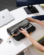 360° Protective Laptop Bag for 15.6" HP ASUS Dell Lenovo Acer Laptop (Black / 15.6-16.2 Inch)