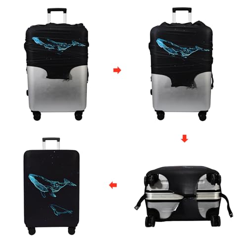 Travel Luggage Cover Suitcase Cover Protector Skins 18 (dolphin / XL (for 29--32 inch luggage))