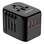 Universal Travel Adapter (2 USB A+2 USB C(PD20W)(Standard) / Black)