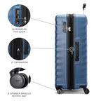 Maxlite Air V2 Hardside Expandable Checked (Checked Large 28-Inch / Ensign Blue)