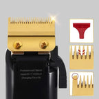 Professional Hair Clipper, 2-Speed Cordless Hair Cutting Kit 5500RPM, 2000mAh Rechargeable Battery with 6 Attachment Guards, Precise Stainless Steel Cutting Blade