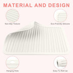 Silicone Heat Resistant Mat for Hair Tools (Ivory / Oversize)