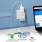 Australia China New Zealand Power Plug Adapter 2 Pack (Off White)
