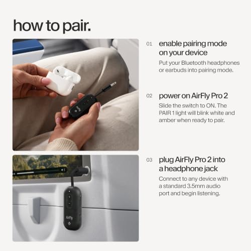 AirFly Pro 2 Bluetooth Adapter (Black Ice / AirFly Pro 2)