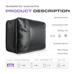 TPU Vacuum Bag for Travel (Full Open, Grey,1Pcs+Pump)