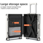 PC Hardside Carry On Luggage (A1-Ivory White (zipperless closure) / 22.5")