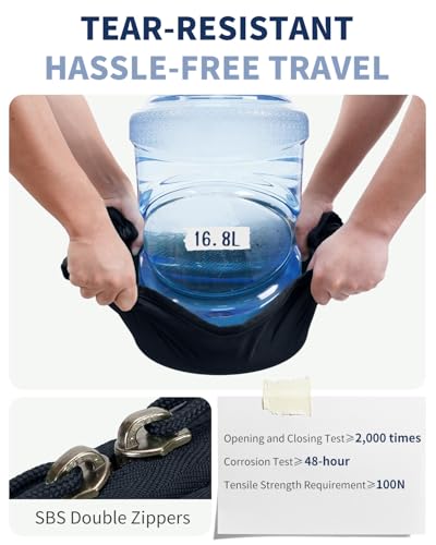 6 Set Packing Cubes for Travel Durable Suitcase Organizer Bags Set with Personalized Tag Travel Essentials with Shoe Bag Traveling Accessories for Luggage Machine Washable (Set of 6 / No Compress-Navy Blue)