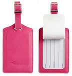 8 Pack Luggage Tags for Suitcases Airplane Travel Essentials (Rose Red)
