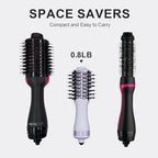 Dual Voltage Hair Dryer Brush 110 (50mm Oval / Purple)