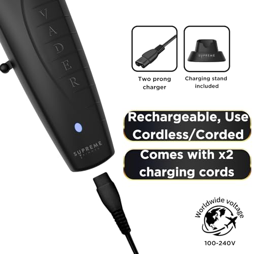 Vader Professional Brushless Hair Clipper STC5098 Black (Black)