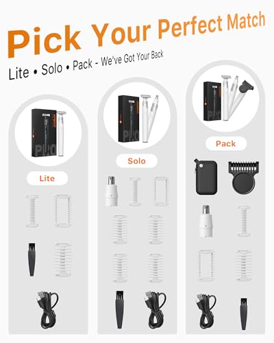 New Electric Beard & Nose Hair Trimmer Kit (Pack / White)