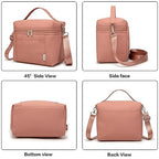 NOL 8L Insulated Lunch Bag for Women (Dark Pink / Medium (8 Liters))