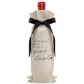 Cute Bow Ribbon Engagement Gift Wine Bag (Wedding Wine Bag Style 12)