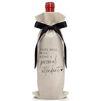 Cute Bow Ribbon Engagement Gift Wine Bag (Wedding Wine Bag Style 12)