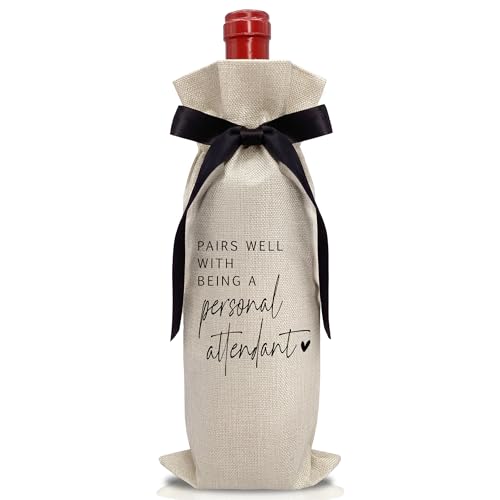Cute Bow Ribbon Engagement Gift Wine Bag (Wedding Wine Bag Style 12)