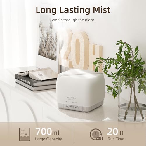 Essential Oil Diffuser for Home Large 700 ml Humidifier (White)