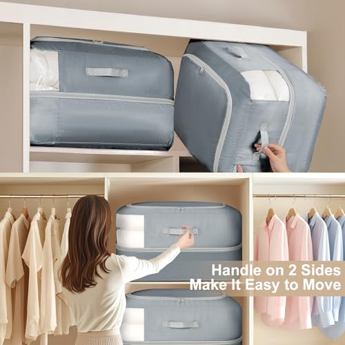 Comforter Storage Bag (Grey / 110L (2-Layer Compression))