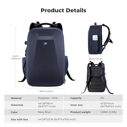 Camera Backpack (Deep Blue)