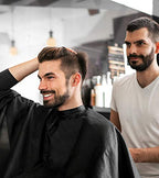 Haircut Cape Black Hair Cutting Salon Barber Capes Waterproof hairdressing for Clients Men Adults