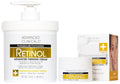 Advanced Firming Retinol Body Lotion + Retinol Eye Cream Face Moisturizer With Peptides Anti Aging 2pc Skincare Set For Women & Men (Retinol Eye Cream + Body Cream Set / 2 Piece Set)