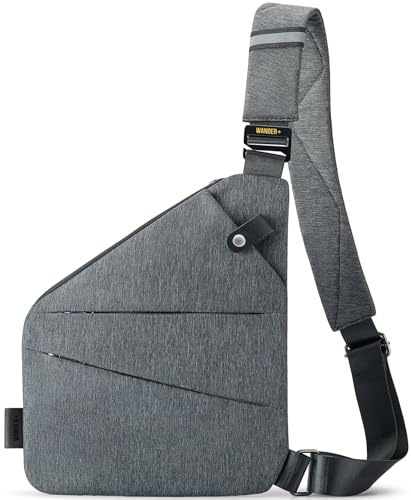 PLUS Anti Theft Crossbody Bag (Grey)