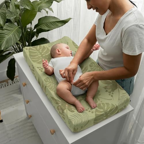 Changing Pad Covers for Baby (Giraffe Foliage / 32x16x5 Inch)