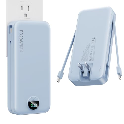 Portable Charger 20000mAh Fast Charging w (Sky Blue)