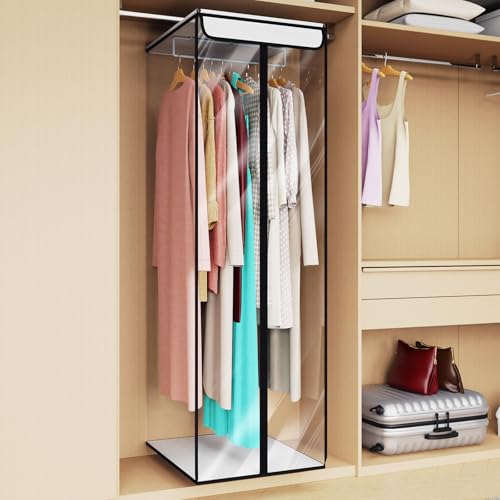 Garment Bags for Hanging Clothes (Clear / 54"-2PCS)