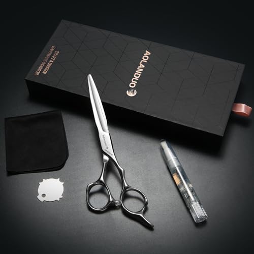 AOLANDUO Master Series VG10 Steel Professional Hair Cutting Scissors (Wet and Dry / 6.0 Inch)