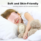 Silk Sleep Eye Mask for Kids (Pink & Blue)