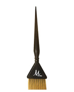M Hair Designs Tint Brush Brown Premium Bristle/Black Handle | 1.75" Wide Bristles, 8.5" Height | Pointed End for Sectioning, Great Tinting Brush for Hair Coloring, Tinting, Bleaching