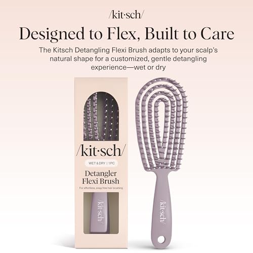 Flexi Flow Detangler Brush (Soft Violet / 1 pc)
