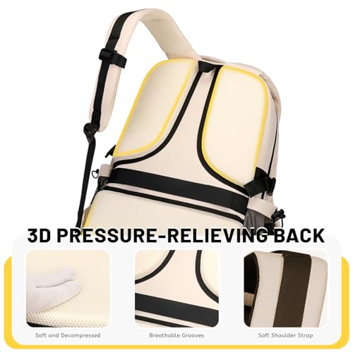 Multi Pocket Backpack with 15.6 inch Laptop Compartment (Purple)