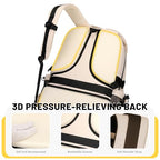 Multi Pocket Backpack with 15.6 inch Laptop Compartment (Purple)