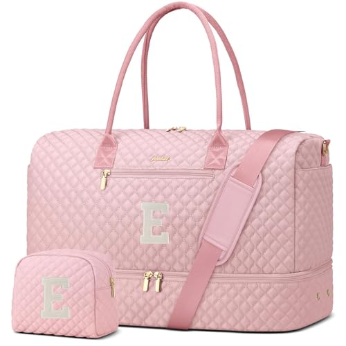 Letter Weekender Bags for Womens (91-Pink E / Large)