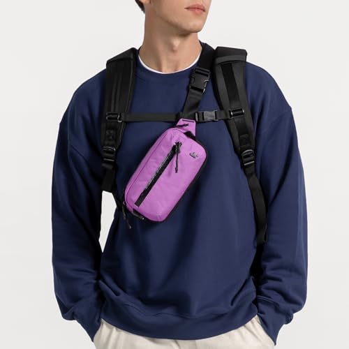 1.5L X Pac Sling Bag with RFID Blocking Crossbody Pack for Men Women (X-Pac Purple / 1.5L)