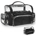 Makeup Brush Bag (Black Clear)