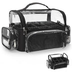 Makeup Brush Bag (Black Clear)
