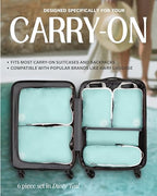 Compression Packing Cubes for Carry (6 Piece / Dusty Teal and White)