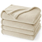 Fleece Blanket Twin Size 66"x90" (Oak / Twin(66" X 90"))