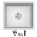 18 x 18 Inch Undermount Kitchen Sink (Brushed / D18"xW18"xH9")