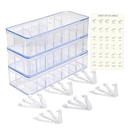 Set of 3 Cable Organizer Box W