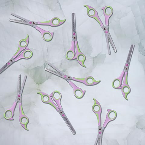 Cricket Style Xpress Know It All 30T Thinner Shears Hair Cutting Scissors with Sharp, Durable, Micro Serrated Teeth, Lavender