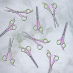 Cricket Style Xpress Know It All 30T Thinner Shears Hair Cutting Scissors with Sharp, Durable, Micro Serrated Teeth, Lavender