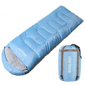 3 4 Season Sleeping Bag for Adults & Teens (Sky Blue / 87*33)