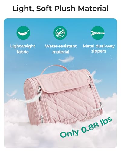 Travel Toiletry Bag (Pink / X-Large)