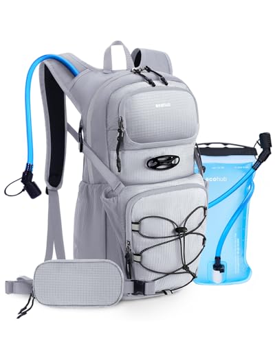 20L Lightweight Hydration Backpack with 2L Water Bladder&Waist Pack